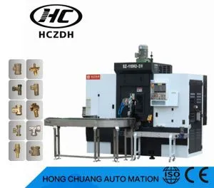 Macchina transfer idraulica per valvole in ottone